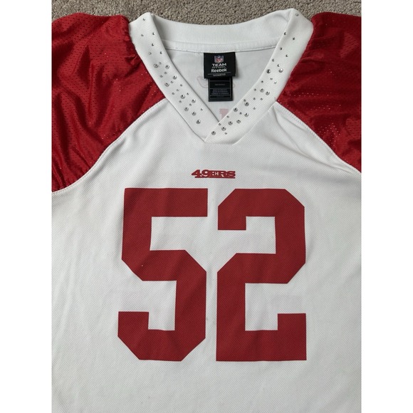 Women's Jersey Reebok NFL San Francisco 49ers #52 Patrick Willis, Size M - Picture 3 of 7